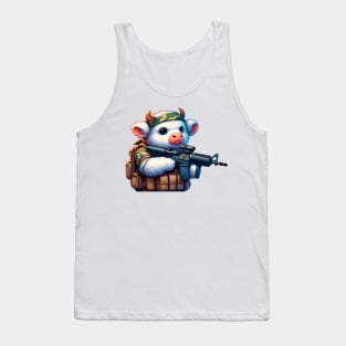 Fluffy Cow Tank Top